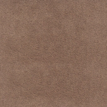 Novabuk fabric texture, medium brown, dense short pile with subtle tonal variations and matte finish.